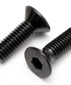 HPI HPI Flat Head Screw, M6X20mm, (2pcs)
